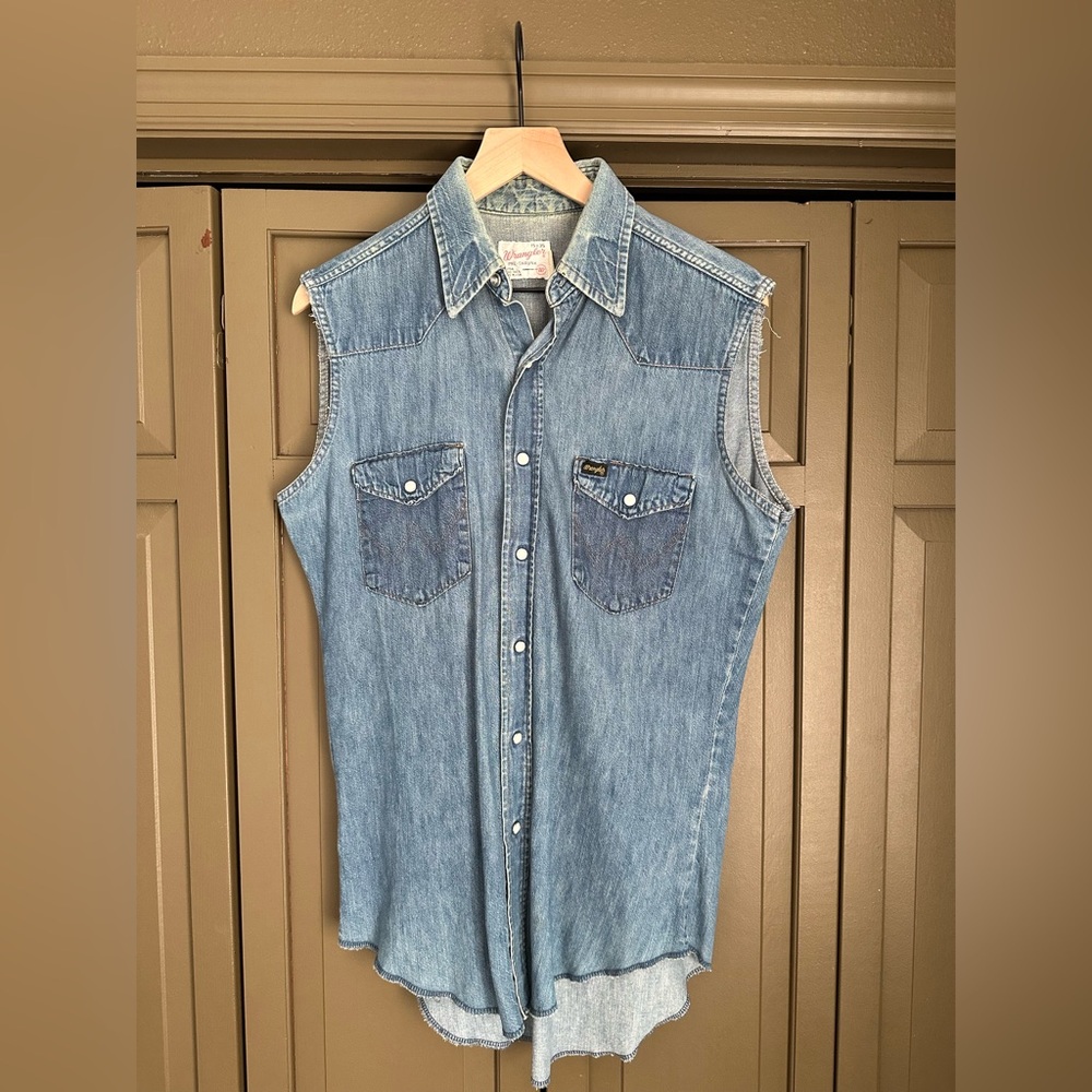 Wrangler denim cut off
